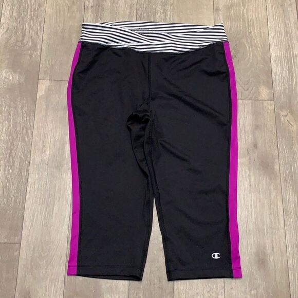 ‎Womens Champion Powerflex Cropped Performance Leggings - Picture 1 of 6